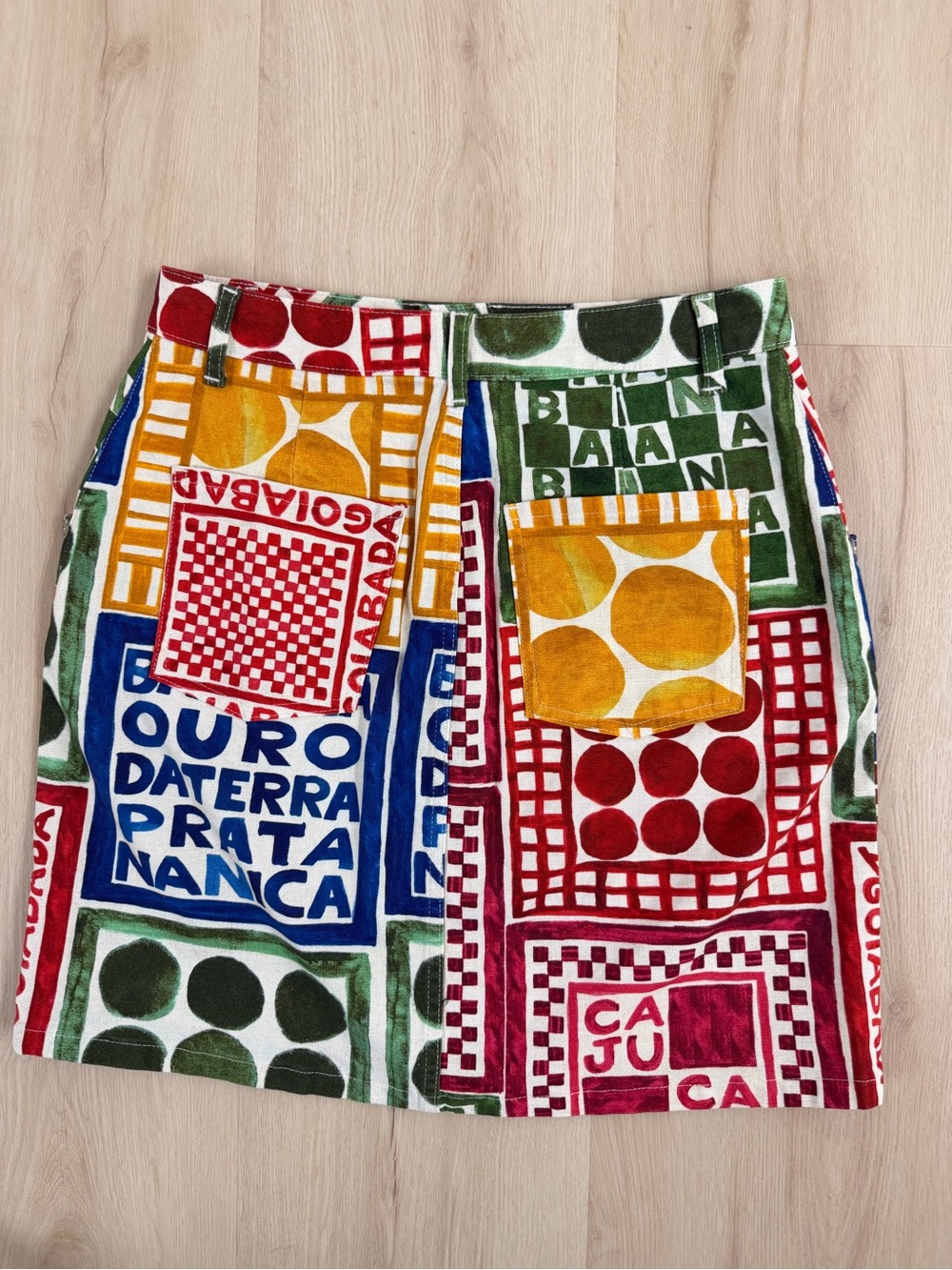 Farm Rio Button Front Mini Skirt - Picture 7 of 9